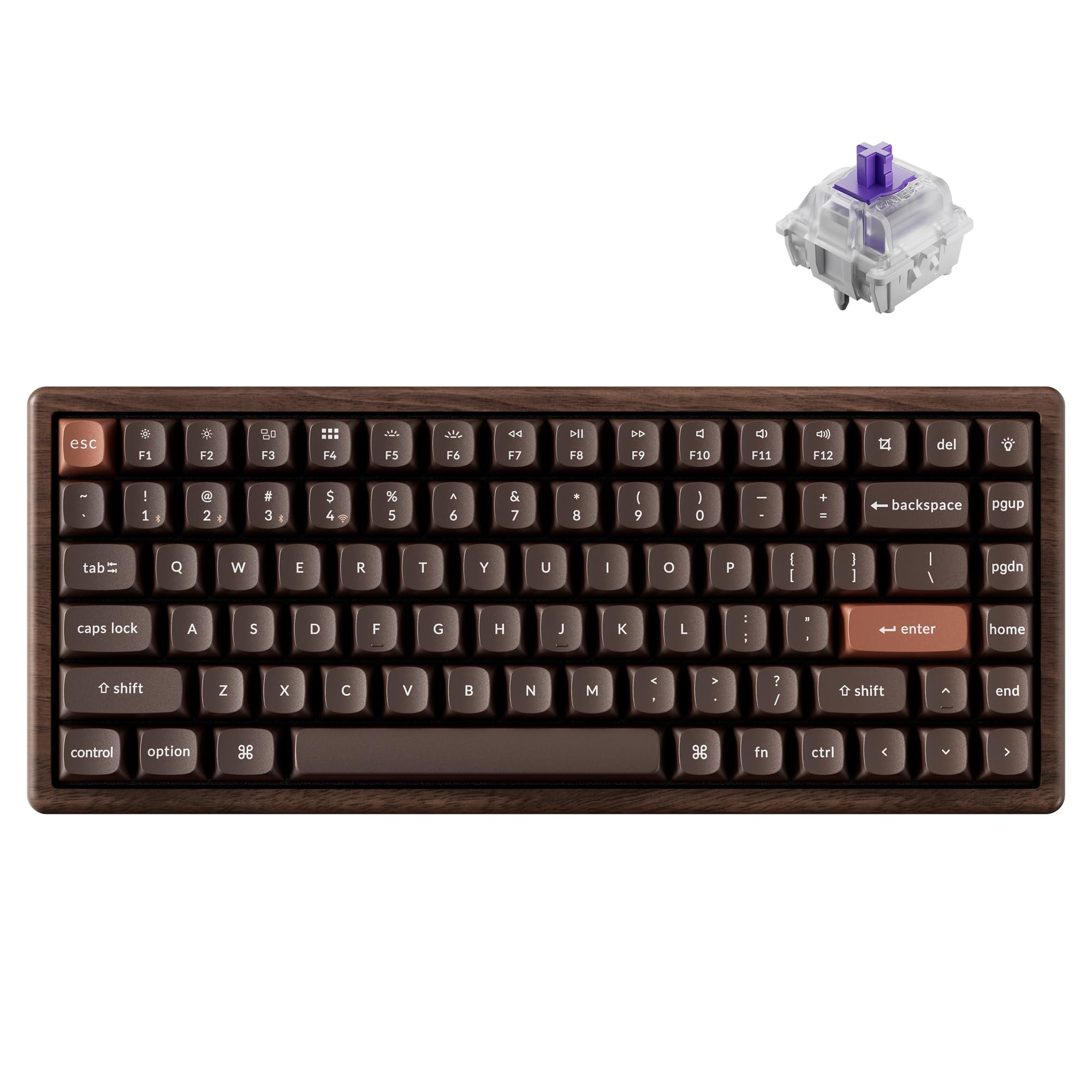 Keychron K2 HE Rosewood【ラピッドトリガー】US配列 Amazon.com: Keychron K2 HE Rapid Trigger Wireless (2.4 GHz